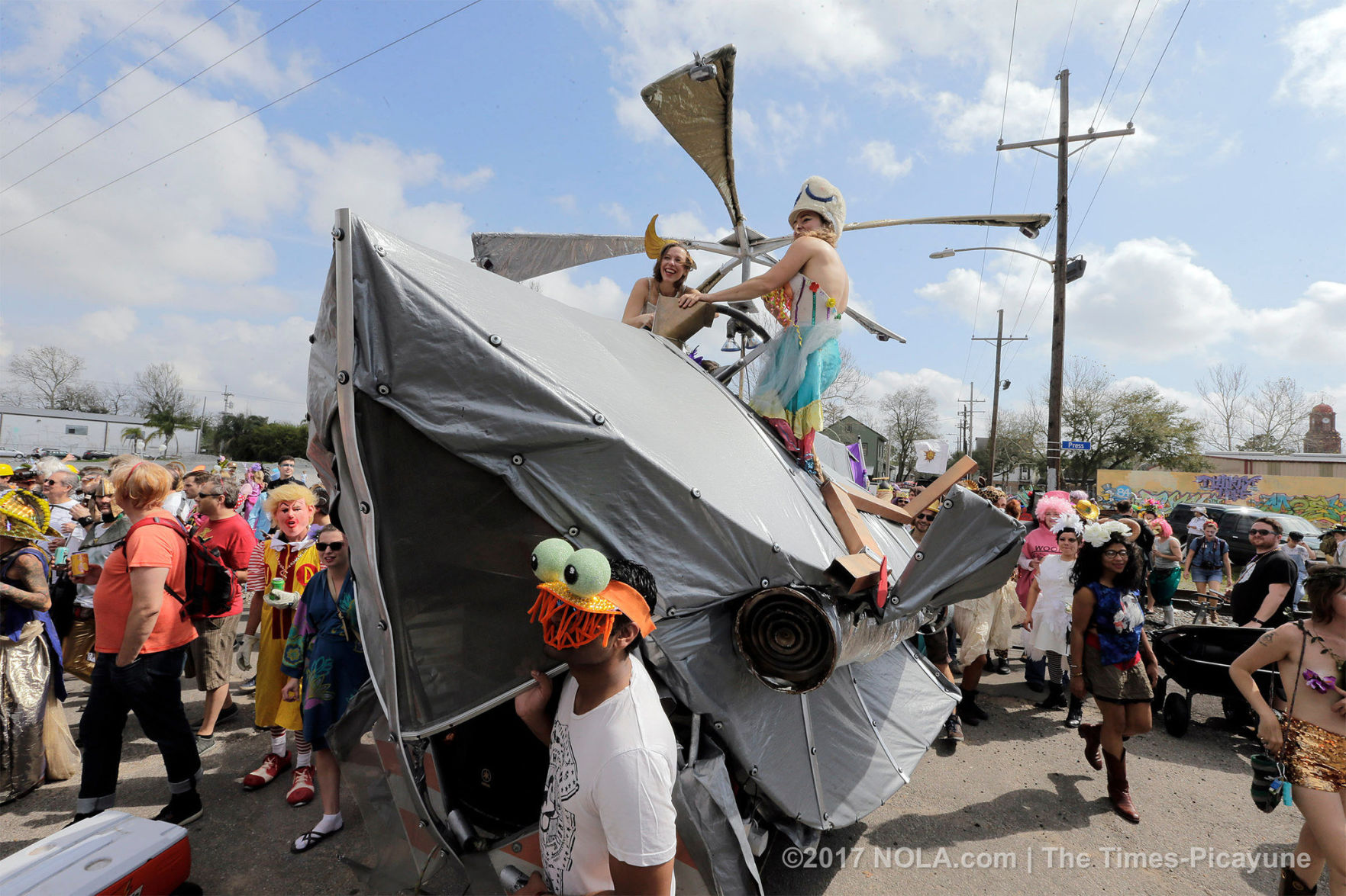 Mardi Gras: Societe de Sainte Anne meanders through New Orleans neighborhoods
